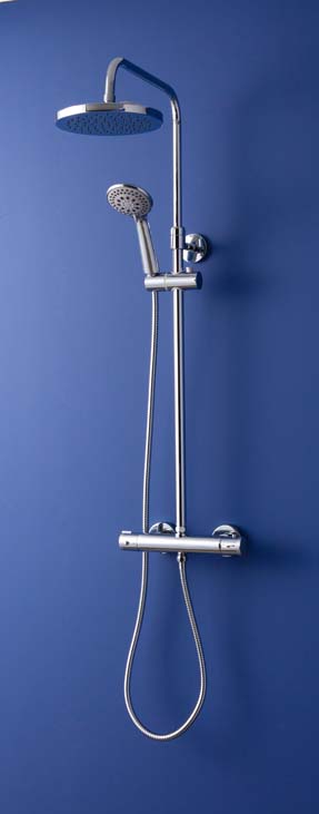 Colonne de douche Sara thermostatique Chrome