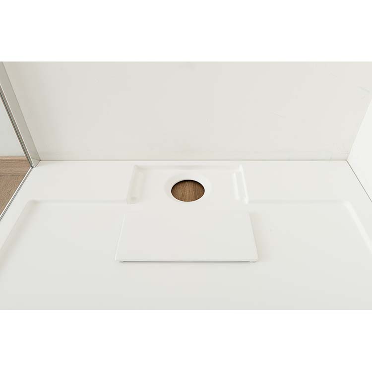 Paroi de douche à litalienne Anais verre clair avec kit de profilés chromé 137x200cm