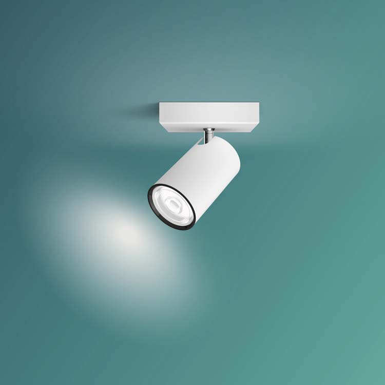 Opbouwspot Single Spot Wit 5,5W
