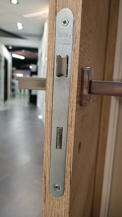 Complete binnendeur Nature Wood 201,5x63cm tubespaan omkeerbaar + deurkast 16,5cm