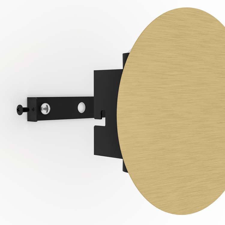 Wandlamp - goud - Ø15,5cm - LED - 1x4W - 3000K