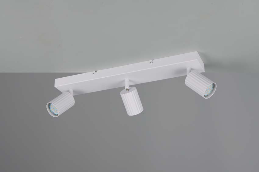 Opbouwspot - Wit - 50x9x14,5cm - Dimbaar - GU10 - 3x10W