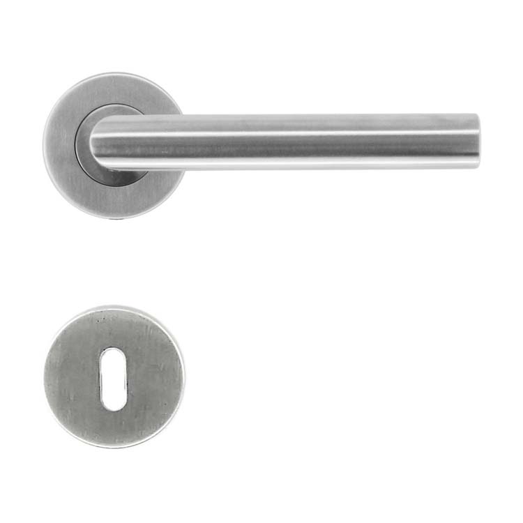 Deurkruk pro vlak belluno 19mm inox plus baardrozet