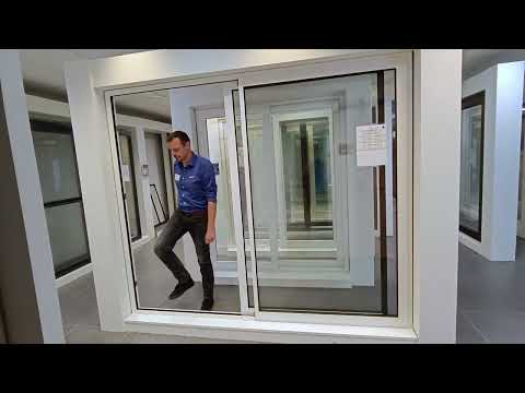 Schuifraam Belio Alu wit 2500x2100mm