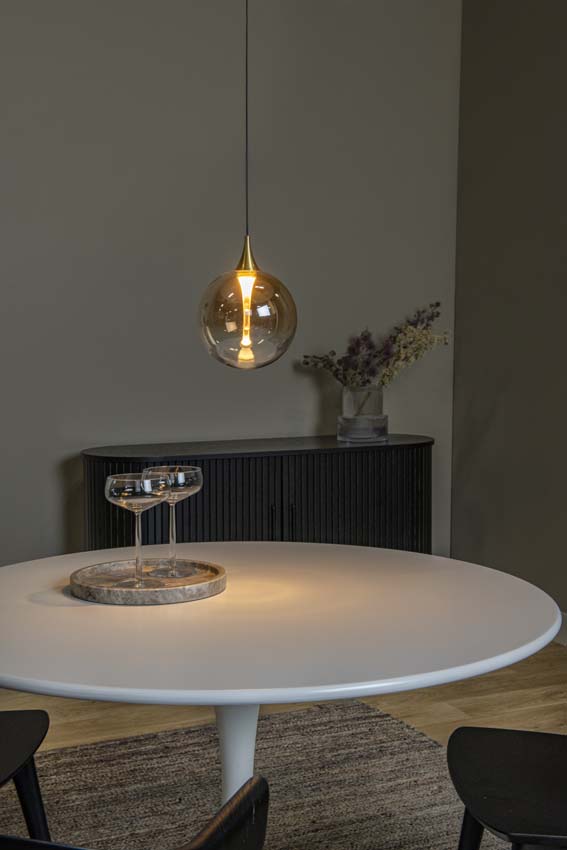Lucide Premium Gisela - Hanglamp - Ø 16 cm - LED - 1x5W 2700K - Amber Lucide Premium Gisela - Hanglamp - Ø 16 cm - LED - 1x5W 2700K - Amber