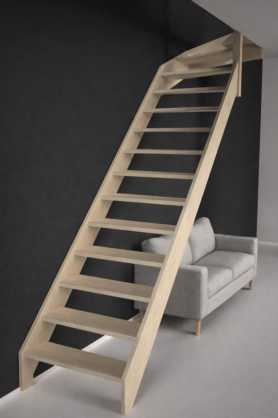 Molenaarstrap Bonn Evolution maxi met kwartslag rechts boven H340xB80cm