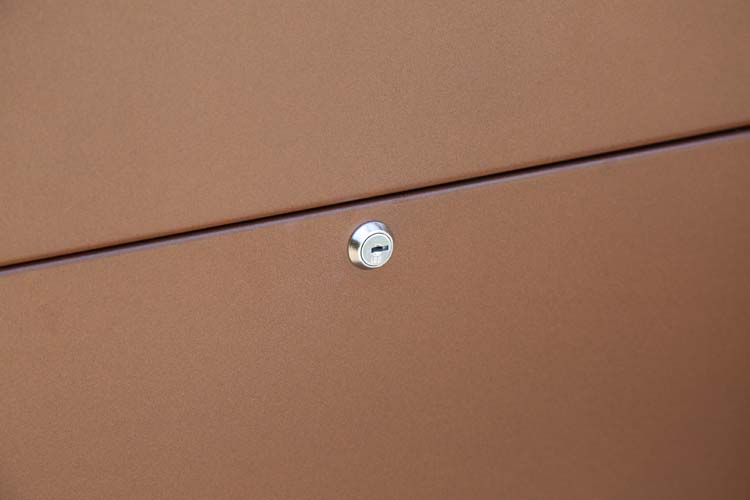 Pakketbrievenbus eSafe Dropbox Small Front zwart