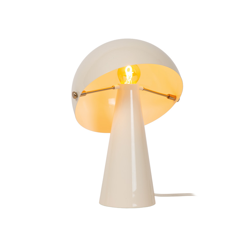 Lucide Vibes Barone - Tafellamp - Ø23cm - 1xE27 - Beige