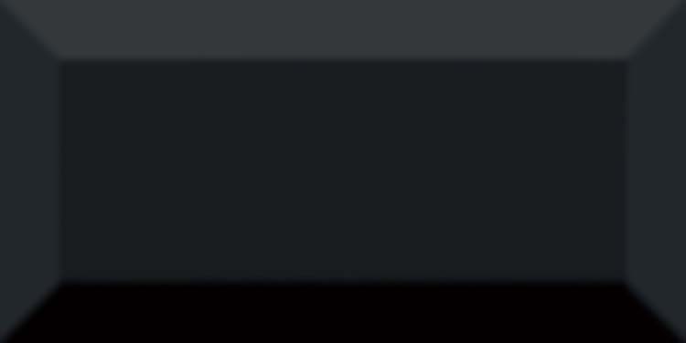 Staal wandtegel Metro glanzend zwart