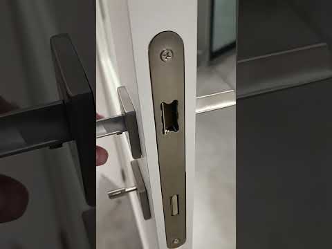 Bloc-porte palladium blanc 1R verre claire 83x201.5 cm