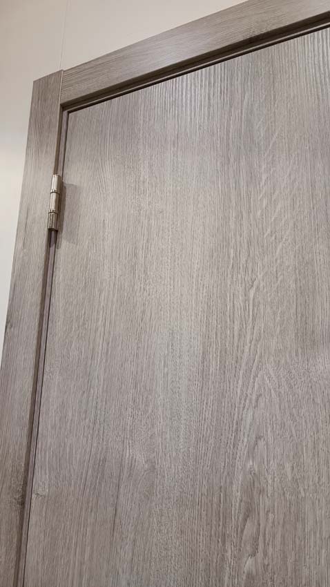 Complete binnendeur Vintage Milo grijs 201,5x78cm tubespaan omkeerbaar + deurkast 16,5cm