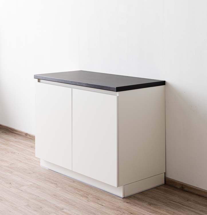 Armoire de cuisine Plenti meuble bas blanc 120x78cm