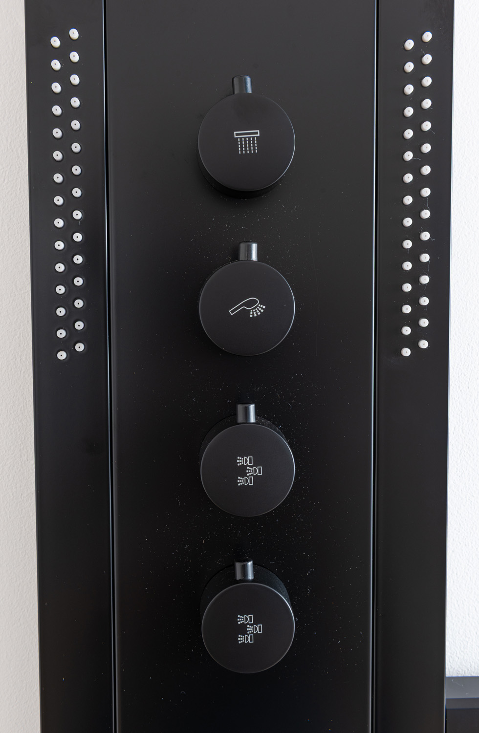 Colonne de douche Vicky thermostatique avec LED noir
