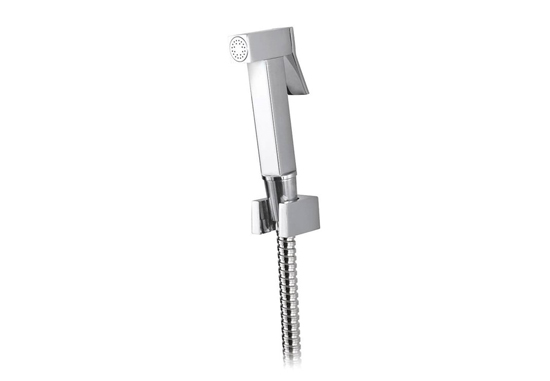 Toiletdouche met muurhaak en flexibel