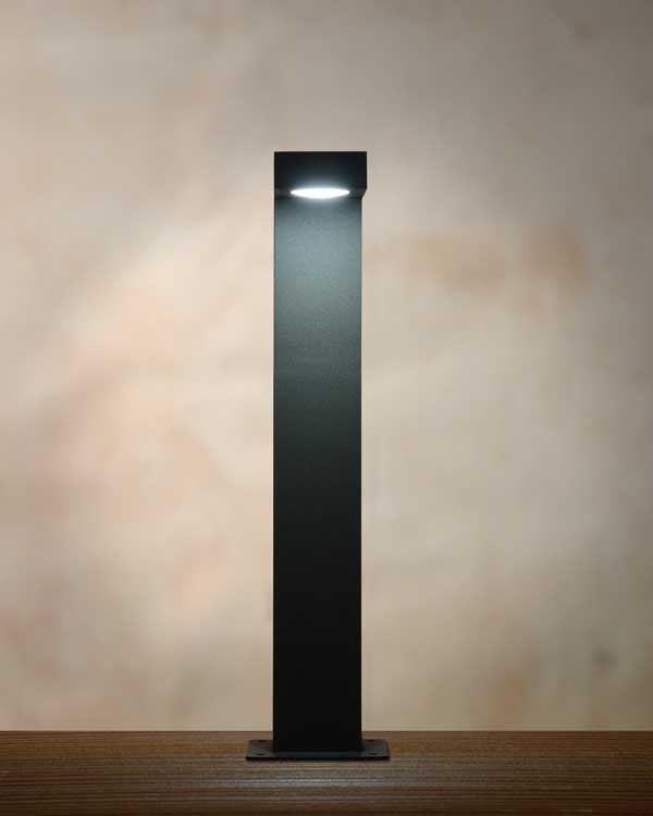 Lucide TEXAS - Sokkellamp Buiten - LED - 6W - IP54 - Antraciet