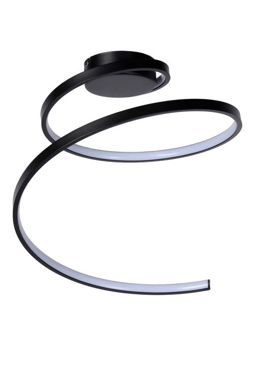 Plafonniére - zwart - Ø46cm - dimbaar - LED - 24W - 3000K