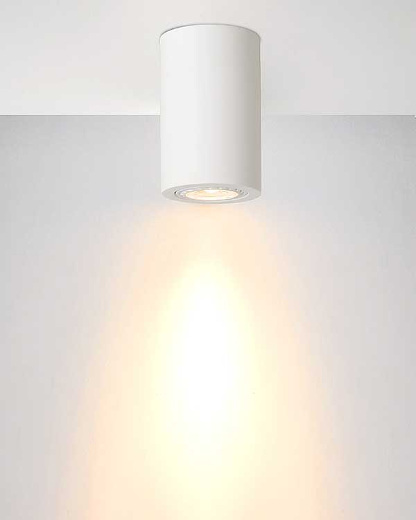 Lucide GIPSY - Plafondspot - Ø 7 cm - GU10 - Wit