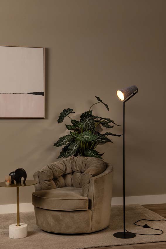 Lucide BENSEN - Lampadaire - 1xE14 - Gris