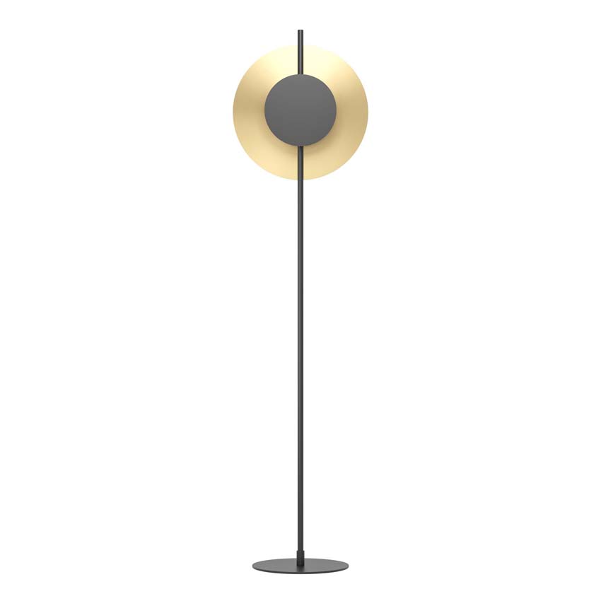 Lampadaire - Or/noir - H150cm - Dimmable - LED - 1x11W - 3000K