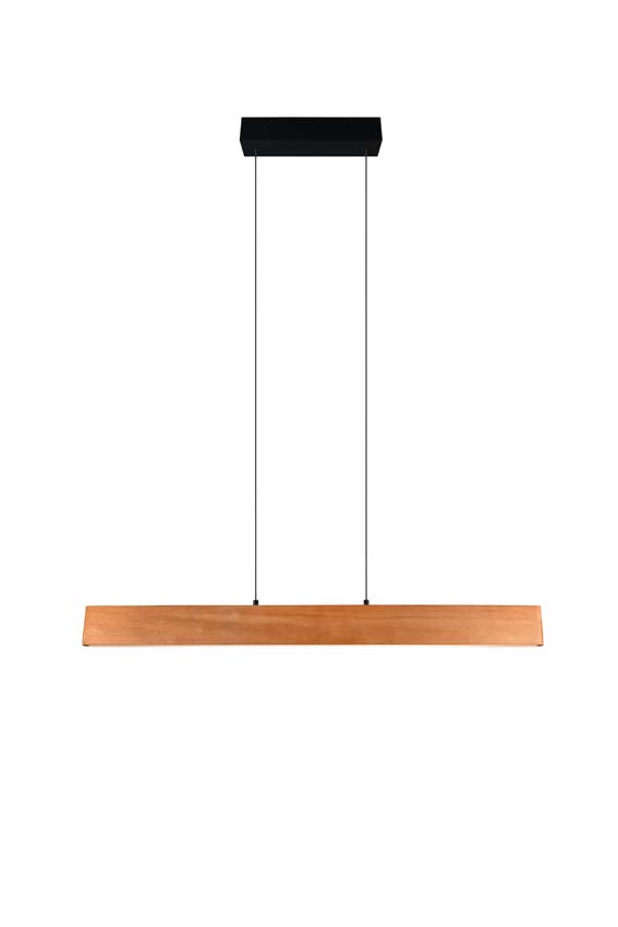 Hanglamp Easy Lift - Bruin - L120cm - Dimbaar - LED - 1x26W - 2700-6000K