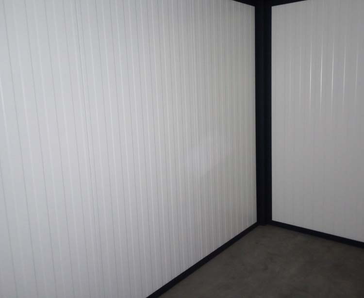 Tuinhuis metaal antraciet Seine S 208 x 208 x 220 cm