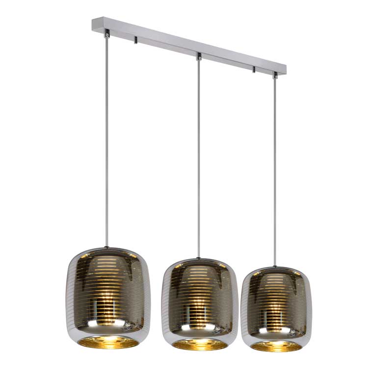 Lucide ERYN - Hanglamp - E27 - Chroom