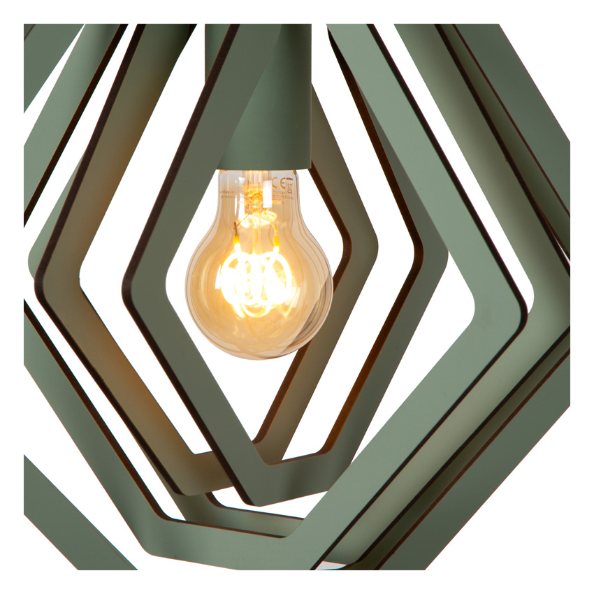 Lucide Mauro - Hanglamp kinderkamer - 1xE27 - Groen