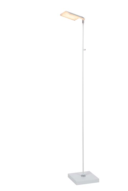 Lucide AARON - Vloerlamp - LED Dimb. - 1x10W 4000K - Wit