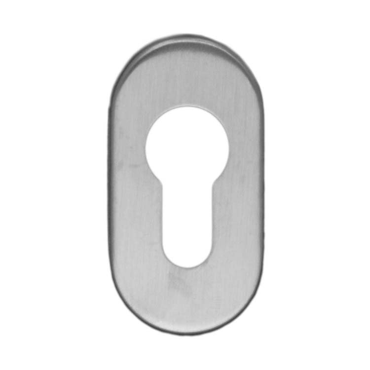 Cilinderplaatje pro ovaal lucera inox plus