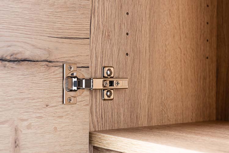 Kolomkast Domino eik hangend 170x40x32cm