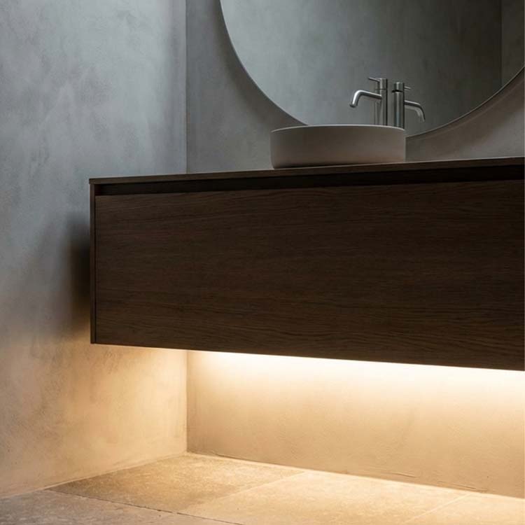 Ledstrip onder badkamermeubel