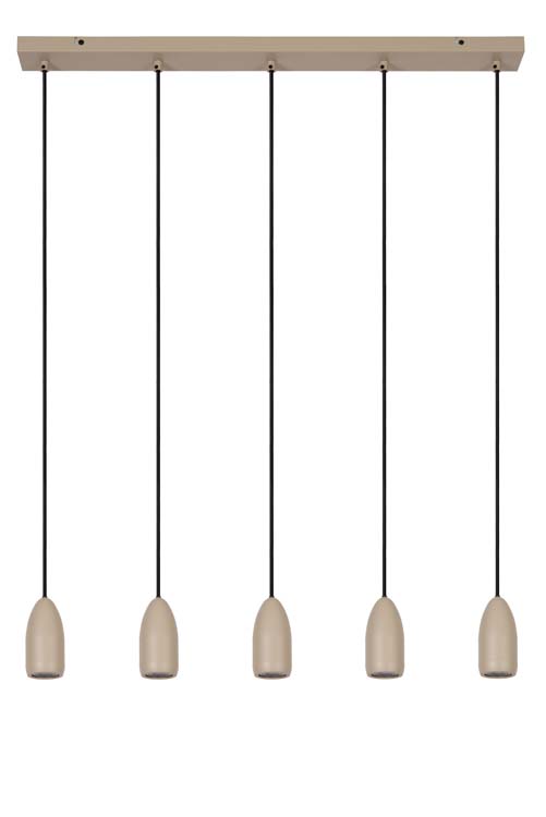 Suspension - taupe - 100cm - 5xGU10 - 40W