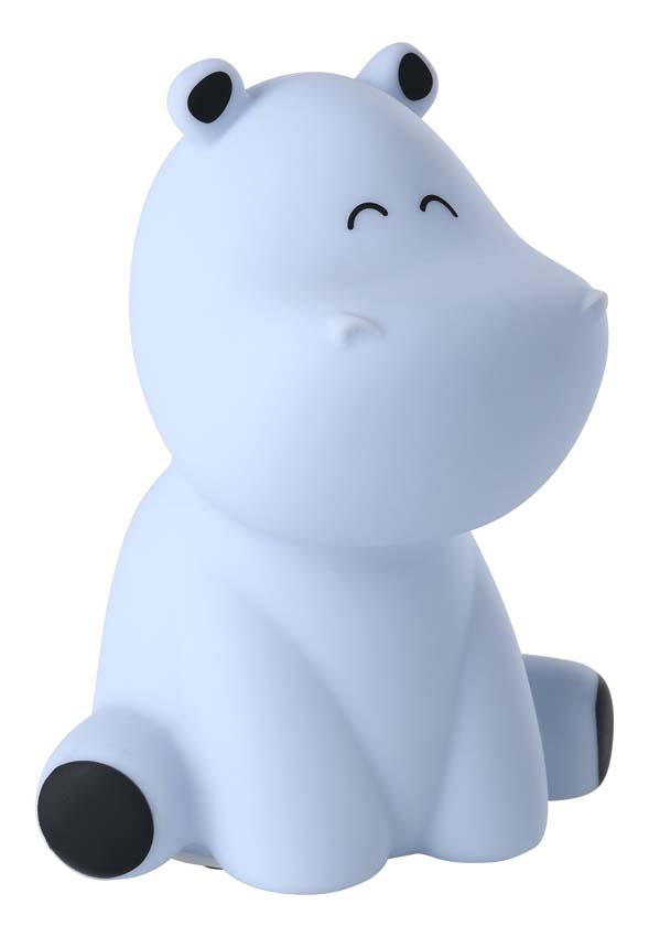 Lampe de table Hippopotame - Blanc - H10,5cm - Dimmable - LED - 1x5W - RGB/3000K - USB