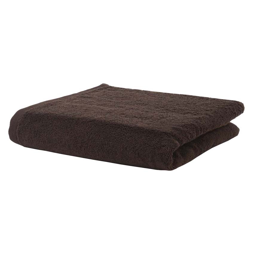 Serviette de bain Aquanova London coton égyptien brun 70x130cm