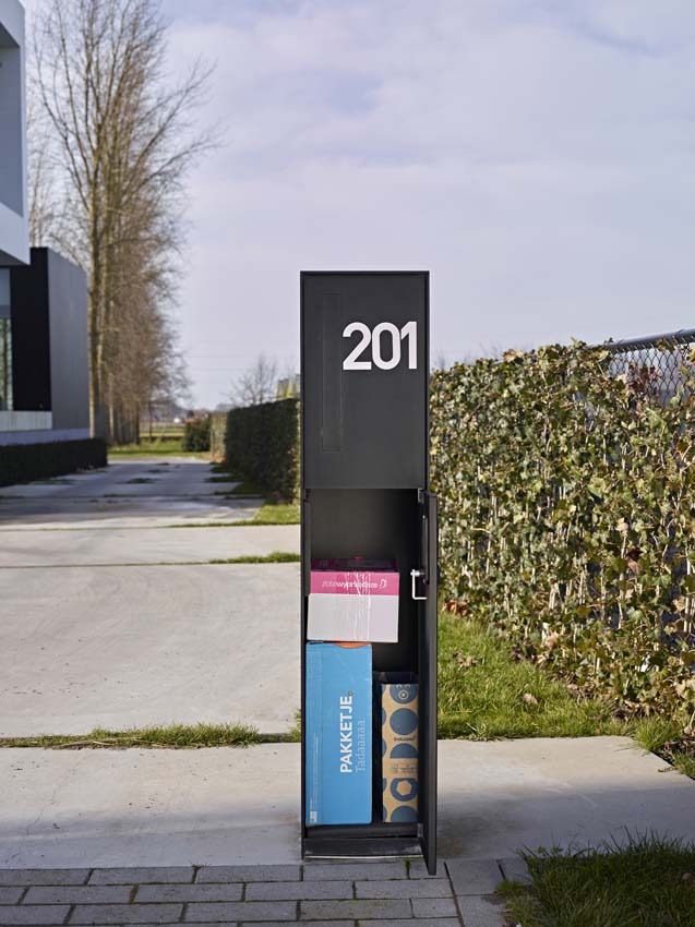 Pakketbrievenbus ONZO (eSafe) Fenix Front antraciet