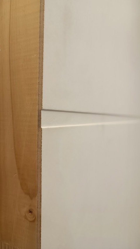 Complete schilderdeur Moderne Horizontale 730mm HONINGRAAT
