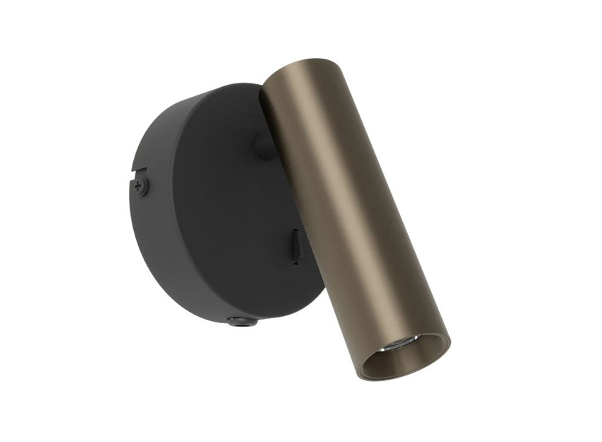 Wandlamp - zwart/brons - Ø11cm - LED - 1x5W - 2700/4000/6500K