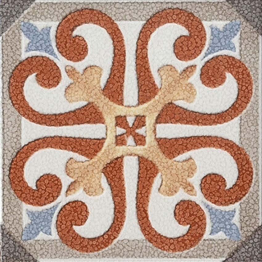 Vloer- en wandtegel Burano patroontegel multicolor 20x20cm