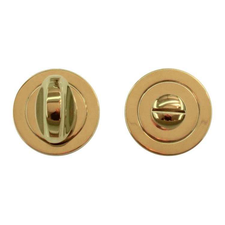 Quincaillerie toilette pro rond rosace tournante titanium