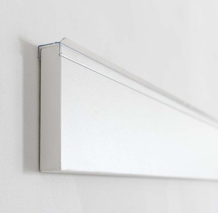 Plinthe avec retour pour armoire de cuisine Plenti blanche 280cm