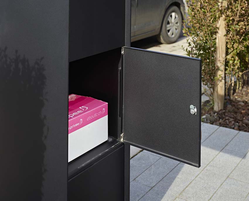 Boîte à colis ONZO (eSafe) Fenix Top anthracite large