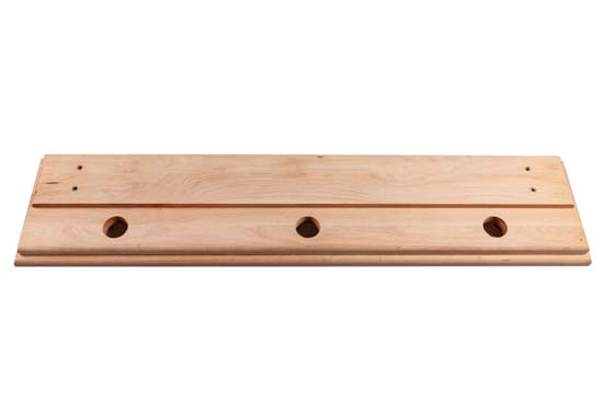 Avant-toit double pour armoire de toilette Jane chêne