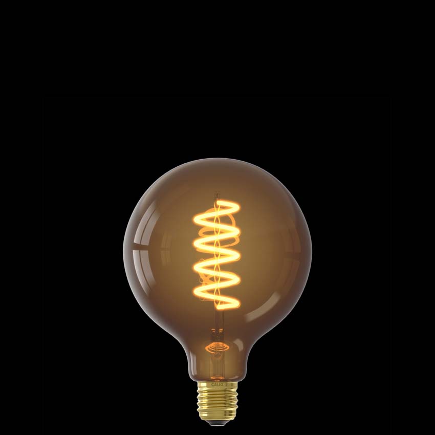 Lampe LED - Clair - Ø12,5x17,6cm - Dimmable - E27 - 1x4W - 120lm - 1800K - 1 pièce