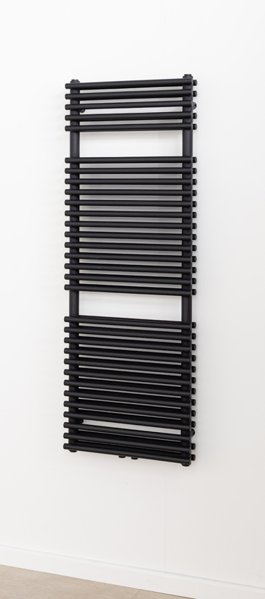 Handdoekradiator Doby 140x50cm dubbel zwart 1169W