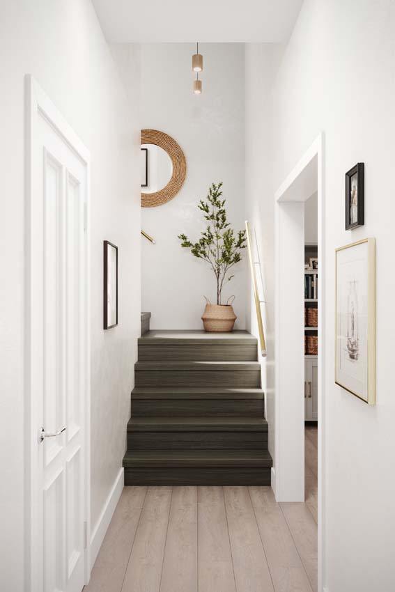 Profilé escalier ouvert Anza oak 130x7x1cm