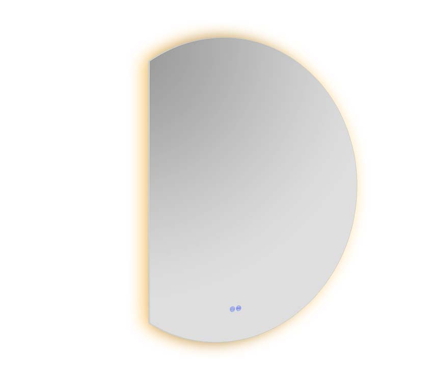 Miroir organique LED + anti-buée 100x80cm