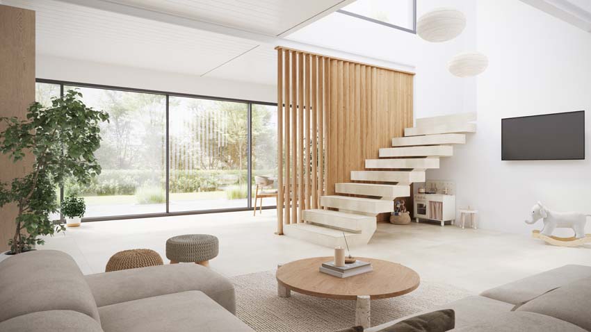 Roomdivider Line up Separo eik 100x277x3,6cm