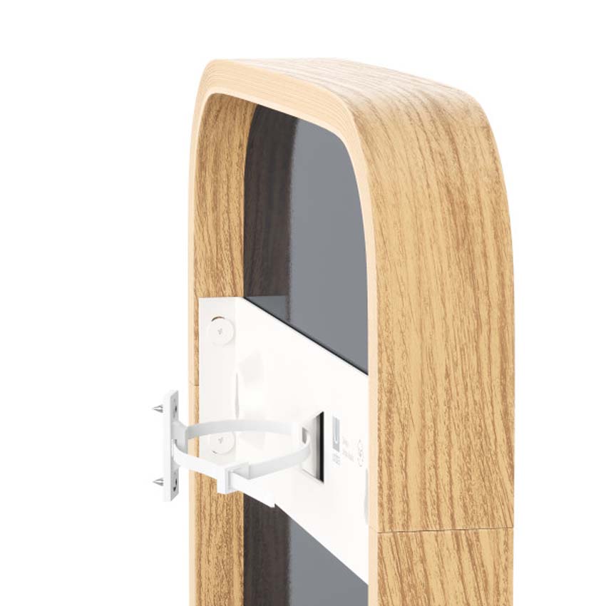 Miroir sur pied rectangulaire Umbra Bellwood naturel 157x39cm
