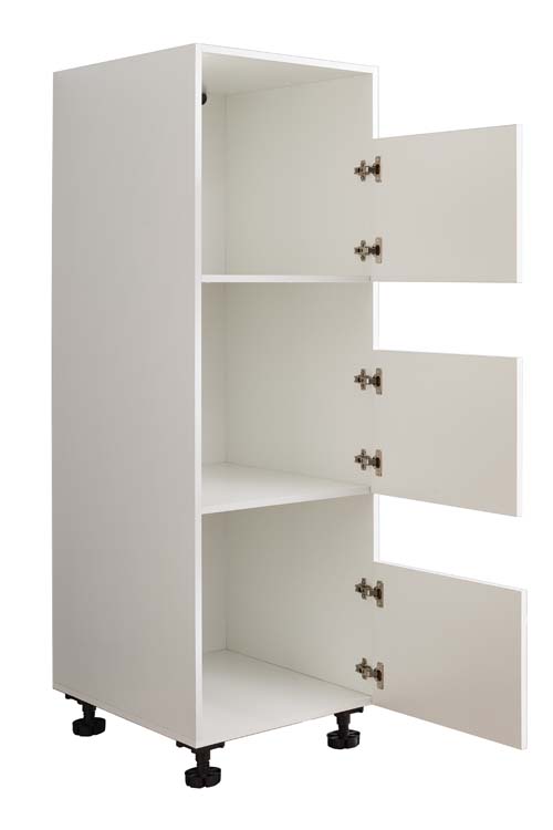 Wasmachine kast Decowash - kast met 3 compartimenten - 50x162x67.5cm