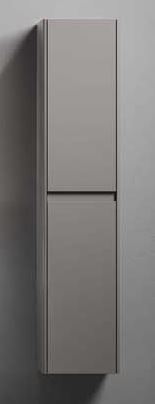 Armoire colonne Willian gris clair suspendue 170x40x35cm